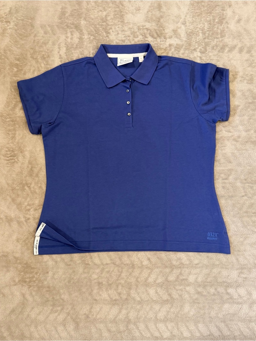 McIlhenny Dry Goods Tabasco Blue Polo Shirt Size XL EUC